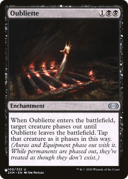 Oubliette (LIST-100/332) - The List