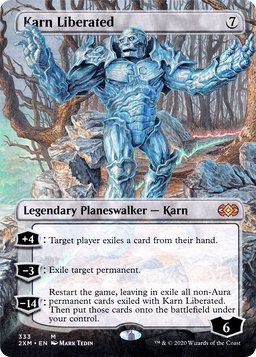 Karn Liberated (Borderless) (2XM-333) - Double Masters Foil