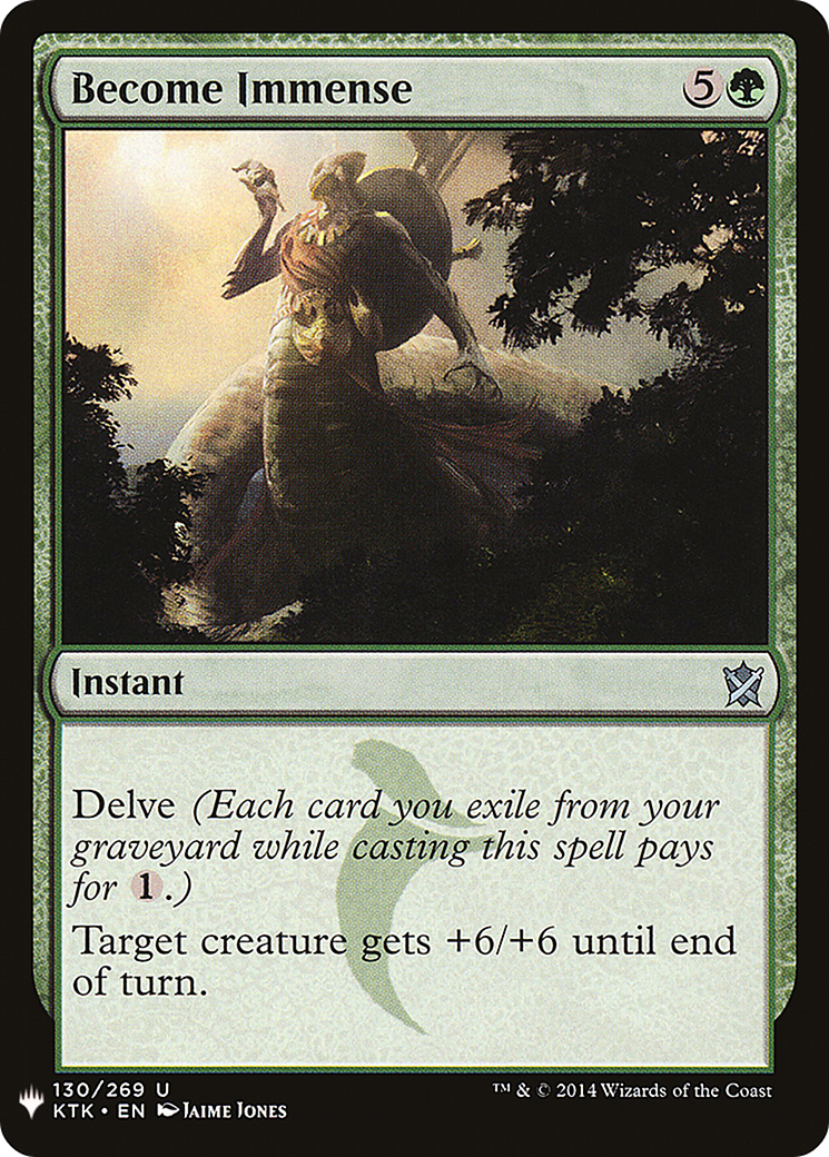 Become Immense (LIST-130) - The List