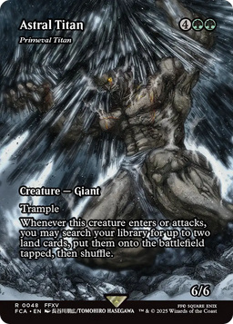 Astral Titan - Primeval Titan (Showcase) (FCA-048) - FINAL FANTASY: Through the Ages / Astral Titan (Borderless)