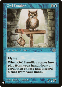 Owl Familiar (LIST-) - The List