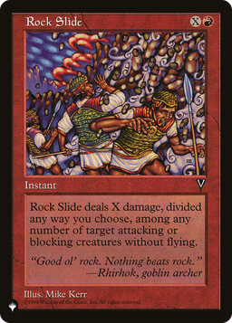 Rock Slide (LIST-) - The List