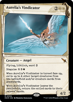 Aurelia's Vindicator (Showcase) (MKM-336) - Murders at Karlov Manor: (Showcase) Foil
