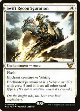 Swift Reconfiguration (NEC-010) - Neon Dynasty Commander