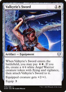 Valkyrie's Sword (KHM-036) - Kaldheim Foil