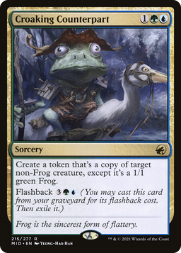 Croaking Counterpart (MID-215) - Innistrad: Midnight Hunt Foil