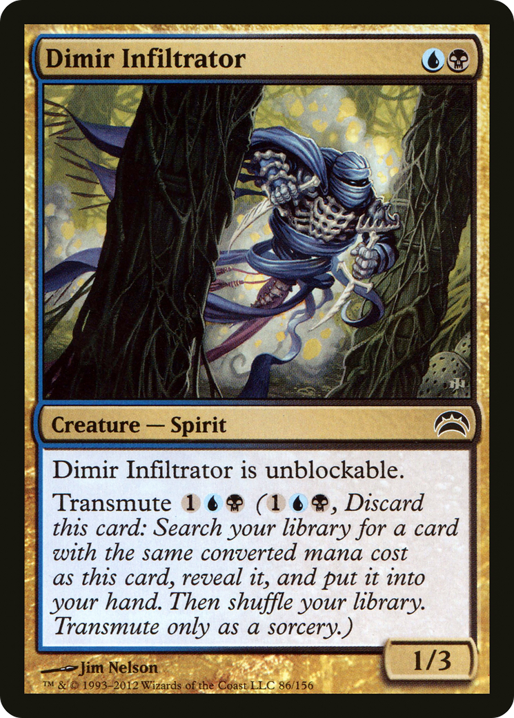 Dimir Infiltrator (PC2-086) - Planechase 2012 Foil