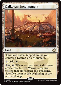Dalkovan Encampment (TDM-253) - Tarkir: Dragonstorm Foil