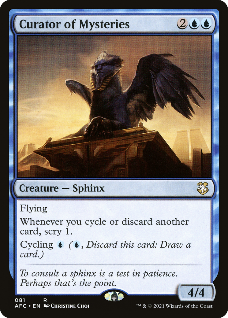 Curator of Mysteries (AFC-081) - Forgotten Realms Commander