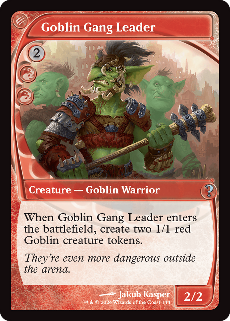 Goblin Gang Leader (Future Sight) (MB2-144) - Mystery Booster 2 Foil