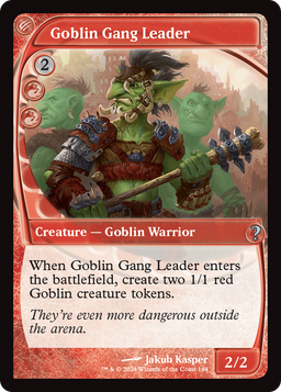 Goblin Gang Leader (Future Sight) (MB2-144) - Mystery Booster 2 Foil