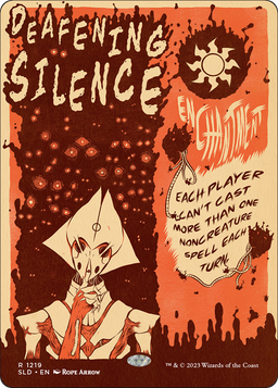 Deafening Silence (SLD-1219) - Secret Lair Drop (Borderless) Foil
