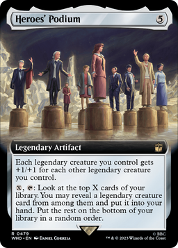 Heroes' Podium (Extended Art) (WHO-479) - Doctor Who: (Extended Art)