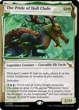 The Pride of Hull Clade (Showcase) (Invisible Ink) (MKM-382) - Murders at Karlov Manor: (Showcase) Foil