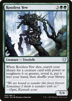 Rootless Yew (KHM-189) - Kaldheim Foil