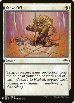 Stave Off (LIST-DDN-61) - The List
