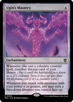 Ugin's Mastery (MKC-053) - Murders at Karlov Manor Commander
