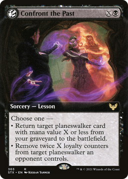 Confront the Past (Extended Art) (STX-303) - Strixhaven: School of Mages: (Extended Art, lesson)