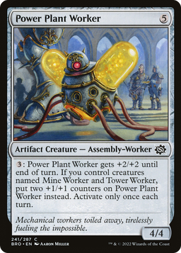 Power Plant Worker (BRO-241) - The Brothers' War Foil