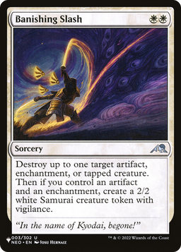 Banishing Slash (LIST-NEO-3) - The List