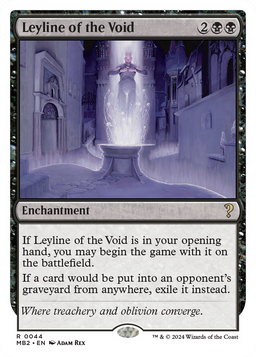 Leyline of the Void (White Border) (MB2-044) - Mystery Booster 2