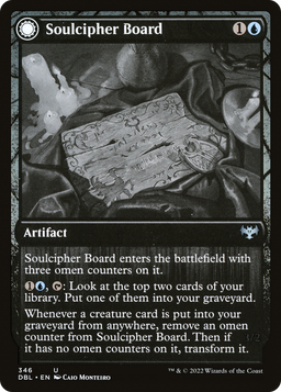 Soulcipher Board (DBL-346) - Innistrad: Double Feature: (Double Faced Transform) Foil