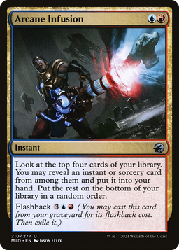 Arcane Infusion (MID-210) - Innistrad: Midnight Hunt Foil