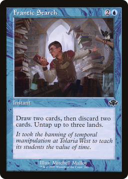 Frantic Search (Retro Frame) (DMR-285) - Dominaria Remastered