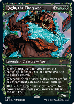 Kogla, the Titan Ape (Halo Foil) (SLD-1274) - Secret Lair Drop: (Showcase) Foil