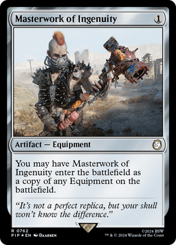 Masterwork of Ingenuity (Surge Foil) (PIP-762) - Fallout Foil