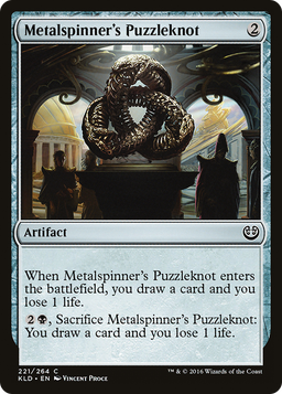 Metalspinner's Puzzleknot (KLD-221) - Kaladesh Foil