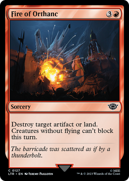 Fire of Orthanc (LTR-127) - The Lord of the Rings: Tales of Middle-earth