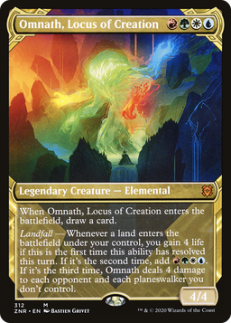 Omnath, Locus of Creation (Showcase) (ZNR-312) - Zendikar Rising: (Showcase)