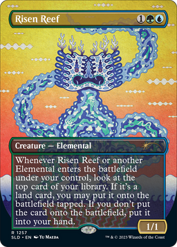 Risen Reef (SLD-1257) - Secret Lair Drop (Borderless) Foil