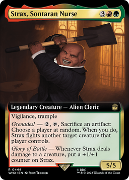 Strax, Sontaran Nurse (Extended Art) (WHO-444) - Doctor Who: (Extended Art) Foil