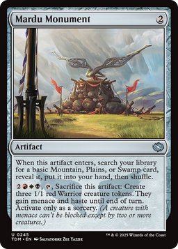 Mardu Monument (TDM-245) - Tarkir: Dragonstorm