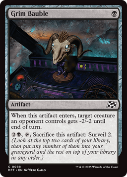 Grim Bauble (DFT-088) - Aetherdrift Foil