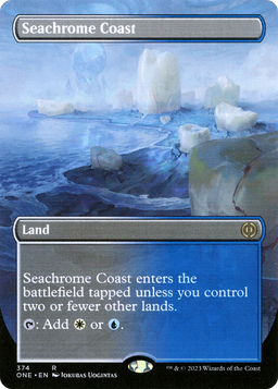 Seachrome Coast (Borderless) (ONE-374) - Phyrexia: All Will Be One