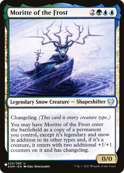 Moritte of the Frost (LIST-KHM-223) - The List: (snow)