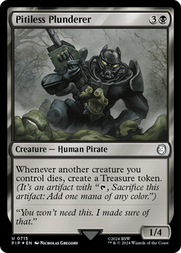 Pitiless Plunderer (Surge Foil) (PIP-715) - Fallout Foil