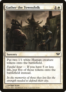 Gather the Townsfolk (DKA-008) - Dark Ascension Foil
