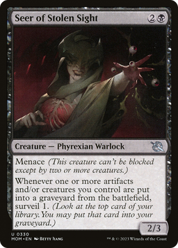 Seer of Stolen Sight (MOM-330) - March of the Machine Foil