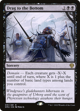 Drag to the Bottom (DMU-091) - Dominaria United Foil
