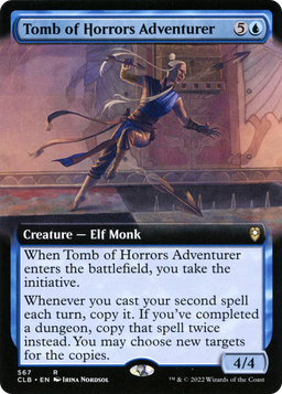 Tomb of Horrors Adventurer (Extended Art) (CLB-567) - Commander Legends: Battle for Baldur's Gate: (Extended Art) Foil