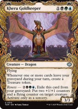 Kheru Goldkeeper (Showcase) (TDM-313) - Tarkir: Dragonstorm: (Showcase) Foil