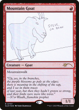Mountain Goat (SLD-737) - Secret Lair Drop