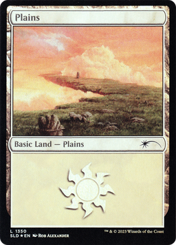 Plains (1350) (SLD-1350) - Secret Lair Drop Foil