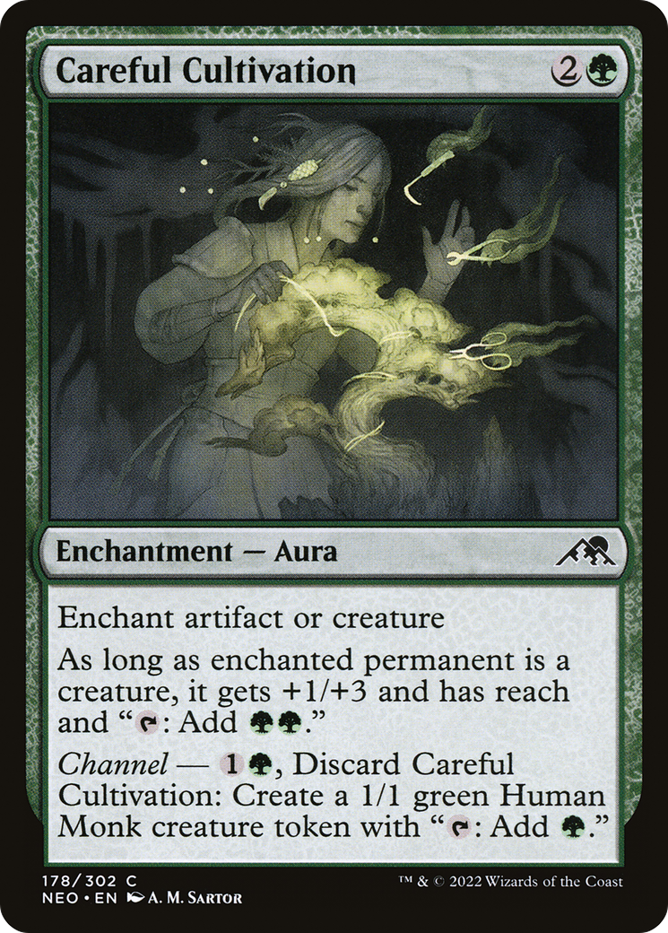 Careful Cultivation (NEO-178) - Kamigawa: Neon Dynasty