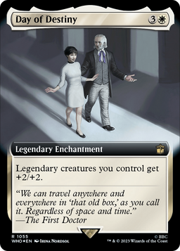 Day of Destiny (Extended Art) (Surge Foil) (WHO-1055) - Doctor Who: (Extended Art) Foil