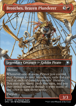 Breeches, Brazen Plunderer (Borderless) (SPG-006) - Special Guests Foil